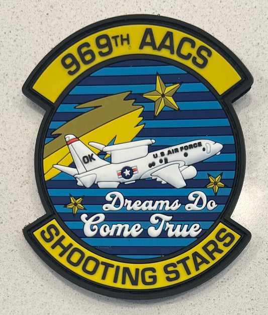 969th AACS Wedgetail Patch (PVC + Glow)